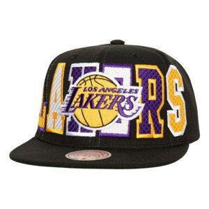 Kšiltovka Mitchell & Ness Varsity Bust Snapback Los Angeles Lakers HHSS6461-LALYYPPPBLCK OSFM