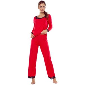 Dámské pyžamo model 19320072 red  Červená S - Eldar