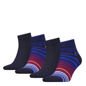 Ponožky Tommy Hilfiger 4Pack 701227259002 Navy Blue Velikost: 43-46