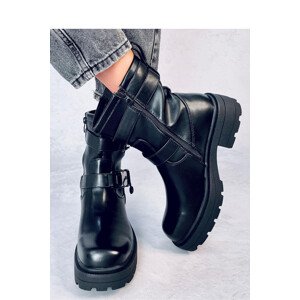 Dámské kotníkové boty S9AX25098-1 - Fashion Bella černá 41