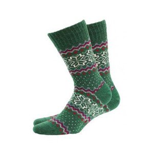 Dámské zimní ponožky model 19335923 zelená Univerzální - Wola