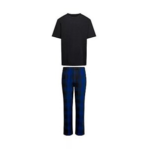 Spodní prádlo Pánské pyžamo S/S PANT SET 000NM2524EGPB - Calvin Klein size: M