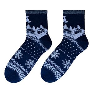 Ponožky Bratex D-889 Dark Blue Velikost: 36/38