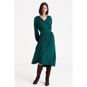 Šaty Greenpoint SUK506W2267X00 Tmavě zelená Velikost: 34