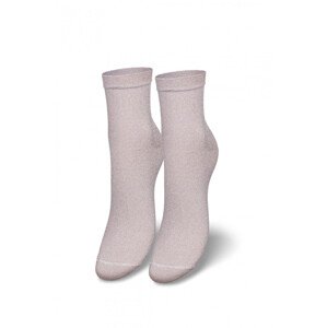 Dámské ponožky model 19379944 Lurex 3741 Béžová 3741 - Milena