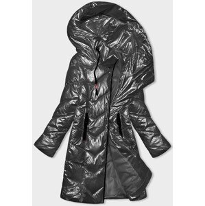 dámská vypasovaná zimní bunda v grafitové barvě Line šedá XXL (44) model 19382325 - ROSSE LINE