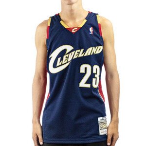 Mitchell &Ness Cleveland Cavaliers NBA Swingman Jersey Lebron James M SMJYGS18156-CCANAVY08LJA pánské oblečení Velikost: XXL