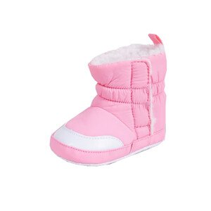 Dětské dívčí zateplené boty OBO-0018G Světle růžová - YO!  růžová 0-12m