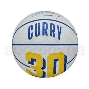 Mini basketbalová lopta NBA Player Icon Stephen Curry WZ4007401XB White - Wilson 3