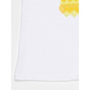 Dívčí tričko TY TS 6896.40 bílé a žluté - FPrice