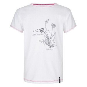 Dívčí bavlněné tričko model 15461993 bílá  110 - Kilpi