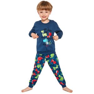 Chlapčenské pyžamo 593/142 Dino - CORNETTE tmavě modrá 128