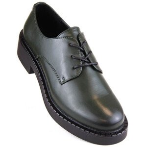 Zelené šnurovacie topánky Sergio Leone W SK416B 37