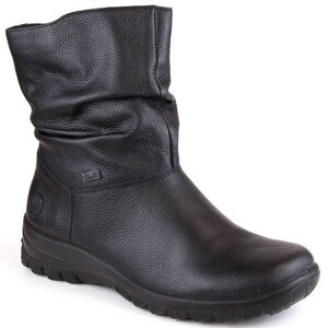 Nepremokavé kožené topánky zateplené vlnou Rieker TEX W RKR617 37