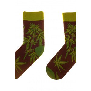 Obrázkové ponožky 80 Funny herbs - Skarpol černá 39/41
