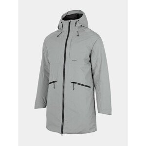 Pánsky mestský kabát OTHAW22TJACM005-25S sivý - Outhorn XL