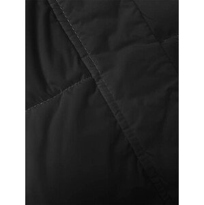 Čierna dámska športová bunda (3096) odcienie czerni S (36)