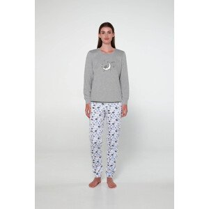 Vamp - Pyžamo s dlhým rukávom 19490 - Vamp gray melange S