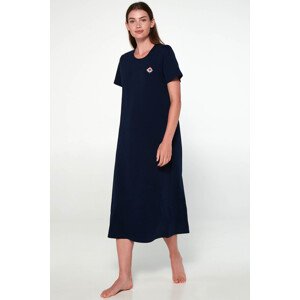 Vamp - Nočná košeľa s krátkym rukávom 19504 - Vamp blue L