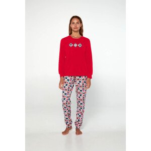 Vamp - Pyžamo s dlhým rukávom 19502 - Vamp red berry XS