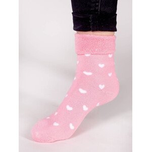 Dievčenské ponožky YO! SKS-0003G Froté, Zahrnuté 17-25 mix barev-mix designu 20-22