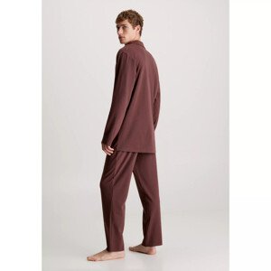 Spodná bielizeň Pánske pyžamo L/S PANT SET 000NM2528EFQ2 - Calvin Klein L