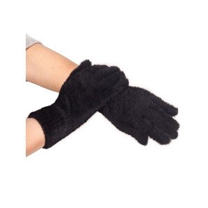 Yoclub Dámske päťprsté rukavice RED-0004K-3450 Black 22