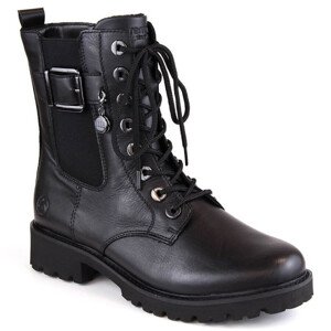 Kožené pohodlné zateplené topánky Remonte W RKR618 black 37