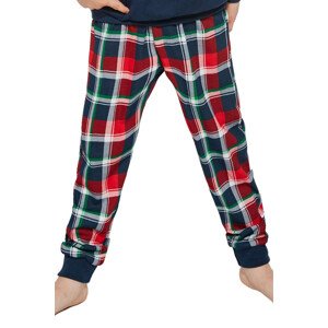 Chlapčenské pyžamo 593/154 Snowman 2 - CORNETTE tmavě modrá 116