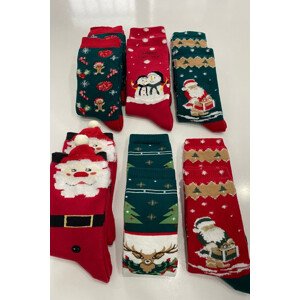 Vianočné ponožky 24901 směs barev 36-44