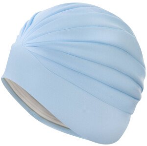 AQUA SPEED Plavecká čiapka Turban Svetlo modrý vzor 02 28 cm x 20 cm