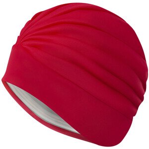 AQUA SPEED Plavecká čiapka Turban Červený vzor 31 28 cm x 20 cm