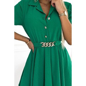 Dámske šaty 461-2 - Numoco basic Zelená Univerzální
