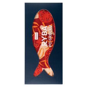 Ponožky SOXO Ryba na grécky spôsob 35-40 Červená 35-40