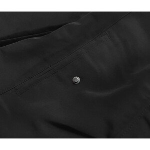 Obojstranná čierno-karamelová dámska zimná bunda (2M-21508) odcienie brązu XXL (44)