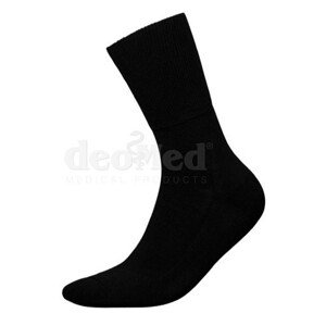 Unisex zdravotné ponožky Medic Deo Silver black DeoMed 38/40