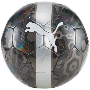 SPORT Fotbalový míč Football Cup 84075 03  Černá se stříbrnou - Puma Velikost: 4, Barvy: černá s stříbrným vzorem