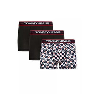 Pánske boxerky 3Pack TRUNK PRINT UM0UM03086 0SD - Tommy Hilfiger XL