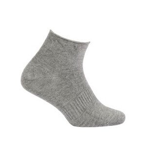 Detské hladké ponožky BAMBOO Grey - Wola 36/38 šedá