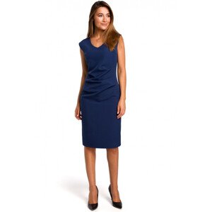 Dámské šaty model 19424507 - STYLOVE Velikost: L-40, Barvy: tmavě modrá