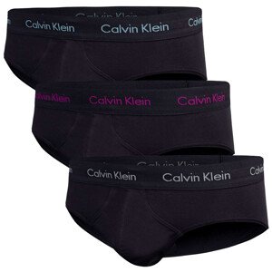 Calvin Klein Spodní prádlo 3Pack Slipy 0000U2661GH50 Black Velikost: L