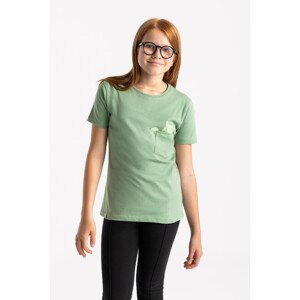 Volcano Regular Silhouette T-Shirt T-Cat Junior G02370-W22 Green 134-140