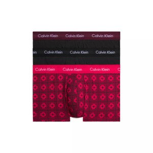 Pánske boxerky 3Pack 000NB3055A I1Z červená/čierna - Calvin Klein S