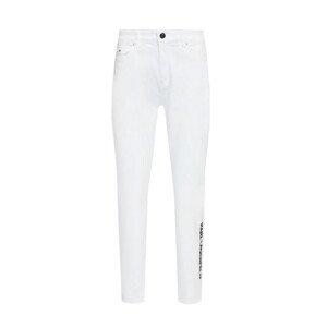 Karl Lagerfeld White Gf Denim Pants W 221W1101 Jeans Velikost: 26