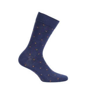 Vzorované pánske ponožky PERFECT MAN-CASUAL NAVY B78 39-41