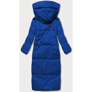Svetlomodrá dlhá dámska zimná bunda (AG3-3031) Modrá M (38)