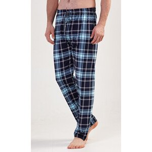 Pánske pyžamové nohavice Michal tmavě modrá M