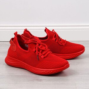 Pánska textilná športová obuv NEWS M EVE266B Red - Ostatné 40