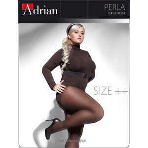 Dámske pančuchové nohavice Adrian Perla Size++ 40 deň 6-XXL nero/černá 6-XXL