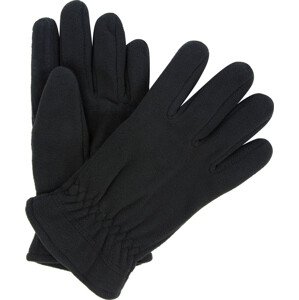 Pánske fleecové rukavice Regatta RMG014 Kingsdale Glove Čierne Černá S-M